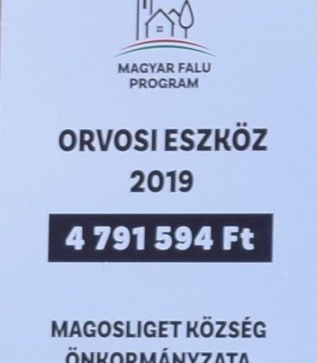 Magyar Falu Program – Orvosi eszköz MFP-AEE/2019